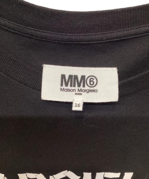 MM6 Maison Margiela（エムエムシックスメゾンマルジェラ）MM6 Maison Margiela (エムエムシックスメゾンマルジェラ) Tシャツ ブラック サイズ:16の古着・服飾アイテム