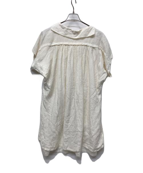 Y's（ワイズ）Y's (ワイズ) 半袖ワンピース アイボリー サイズ:FREEの古着・服飾アイテム