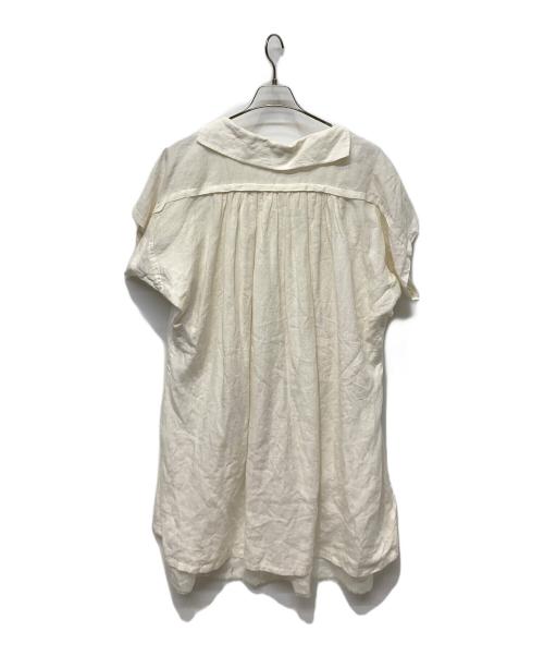 Y's（ワイズ）Y's (ワイズ) 半袖ワンピース アイボリー サイズ:FREEの古着・服飾アイテム