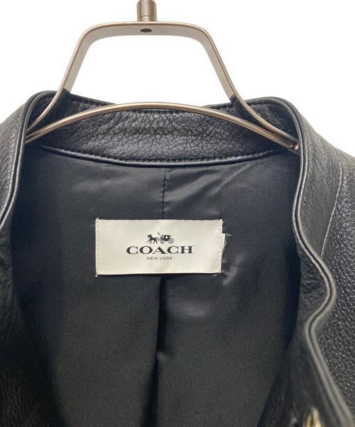 COACH（コーチ）COACH (コーチ) ライダースジャケット ブラック サイズ:不明の古着・服飾アイテム