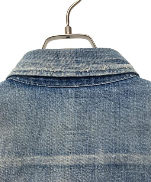 VISVIM（ビズビム）VISVIM (ビズビム) VISVIM（ビズビム）SOCIAL SCULPTURE SHIRT CRASH ネイビー サイズ:3の古着・服飾アイテム