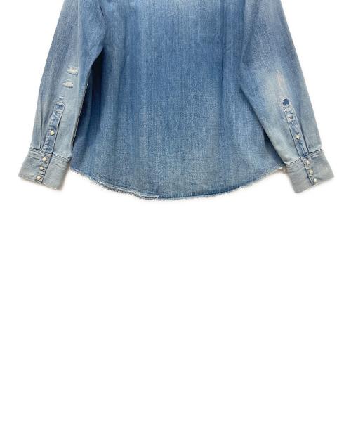 VISVIM（ビズビム）VISVIM (ビズビム) VISVIM（ビズビム）SOCIAL SCULPTURE SHIRT CRASH ネイビー サイズ:3の古着・服飾アイテム