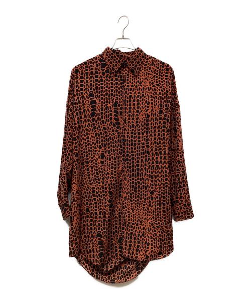 LAD MUSICIAN（ラッドミュージシャン）LAD MUSICIAN (ラッドミュージシャン) シャツ オレンジ×ブラック サイズ:42の古着・服飾アイテム