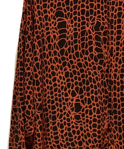 LAD MUSICIAN（ラッドミュージシャン）LAD MUSICIAN (ラッドミュージシャン) シャツ オレンジ×ブラック サイズ:42の古着・服飾アイテム