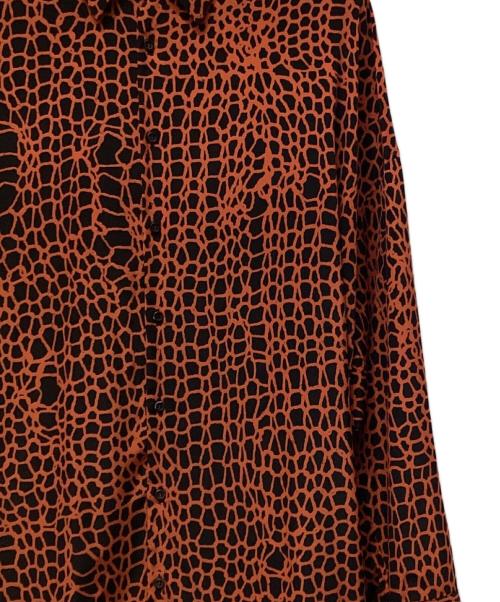 LAD MUSICIAN（ラッドミュージシャン）LAD MUSICIAN (ラッドミュージシャン) シャツ オレンジ×ブラック サイズ:42の古着・服飾アイテム