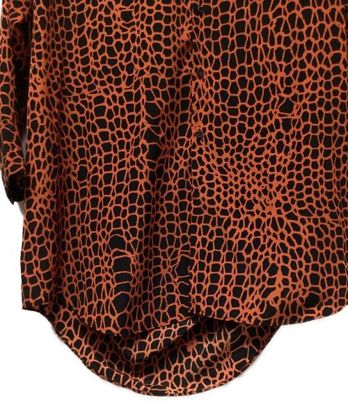 LAD MUSICIAN（ラッドミュージシャン）LAD MUSICIAN (ラッドミュージシャン) シャツ オレンジ×ブラック サイズ:42の古着・服飾アイテム