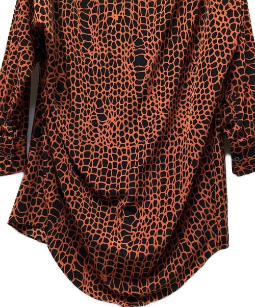 LAD MUSICIAN（ラッドミュージシャン）LAD MUSICIAN (ラッドミュージシャン) シャツ オレンジ×ブラック サイズ:42の古着・服飾アイテム