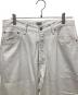TRADE MARK (トレードマーク) RECYCLED WASTE SUVIN COTTON YARN 11.5oz. DENIM 5POCKET WIDE PANTS ホワイト サイズ:L：17000円
