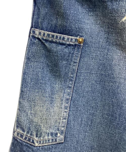 SAINT MICHAEL（セントマイケル）SAINT MICHAEL (セントマイケル) DOUBLE KNEE SHORTS インディゴ サイズ:Lの古着・服飾アイテム