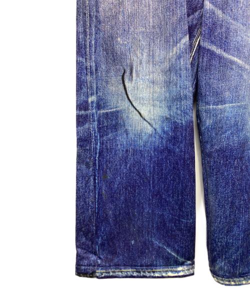 TALKING ABOUT THE ABSTRACTION（トーキング アバウト ジ アブストラクション）TALKING ABOUT THE ABSTRACTION (トーキング アバウト ジ アブストラクション) 別注 PRINT WIDE PT for ARKnets インディゴ サイズ:Ｌの古着・服飾アイテム