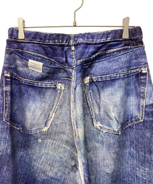 TALKING ABOUT THE ABSTRACTION（トーキング アバウト ジ アブストラクション）TALKING ABOUT THE ABSTRACTION (トーキング アバウト ジ アブストラクション) 別注 PRINT WIDE PT for ARKnets インディゴ サイズ:Ｌの古着・服飾アイテム