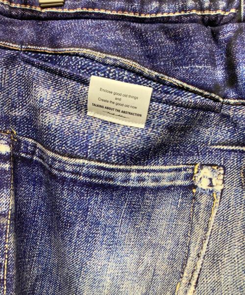 TALKING ABOUT THE ABSTRACTION（トーキング アバウト ジ アブストラクション）TALKING ABOUT THE ABSTRACTION (トーキング アバウト ジ アブストラクション) 別注 PRINT WIDE PT for ARKnets インディゴ サイズ:Ｌの古着・服飾アイテム