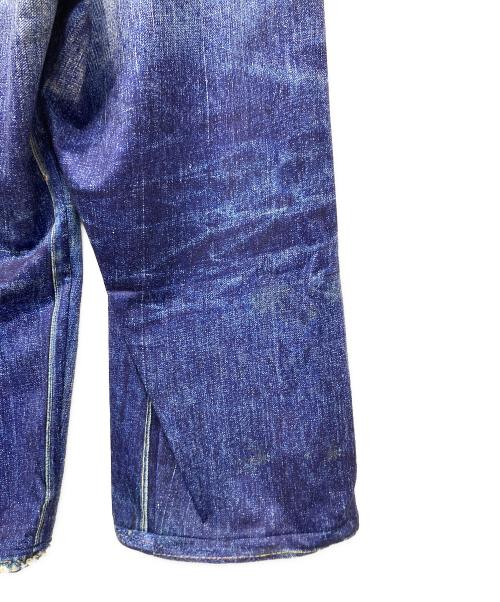 TALKING ABOUT THE ABSTRACTION（トーキング アバウト ジ アブストラクション）TALKING ABOUT THE ABSTRACTION (トーキング アバウト ジ アブストラクション) 別注 PRINT WIDE PT for ARKnets インディゴ サイズ:Ｌの古着・服飾アイテム