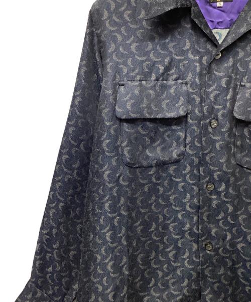 Needles（ニードルズ）Needles (ニードルズ) クレセント ジャガード クラシック シャツ ネイビー サイズ:Ｓの古着・服飾アイテム