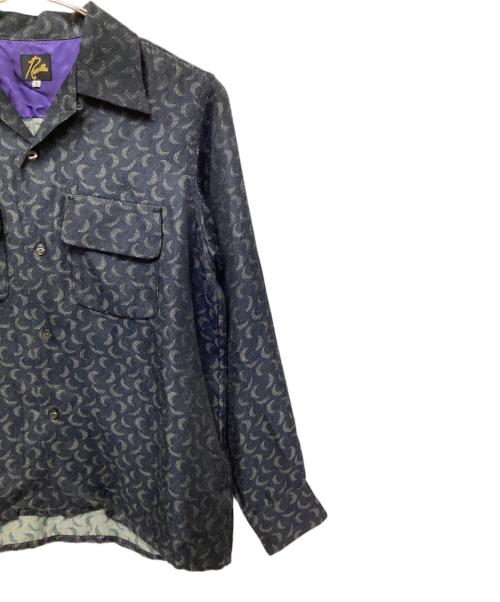 Needles（ニードルズ）Needles (ニードルズ) クレセント ジャガード クラシック シャツ ネイビー サイズ:Ｓの古着・服飾アイテム