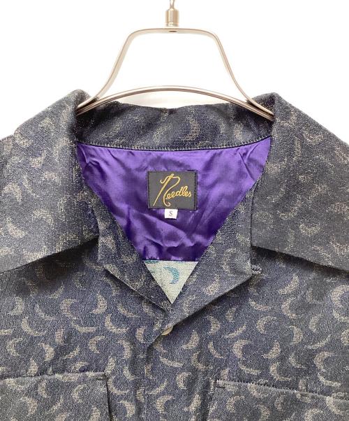 Needles（ニードルズ）Needles (ニードルズ) クレセント ジャガード クラシック シャツ ネイビー サイズ:Ｓの古着・服飾アイテム