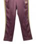 中古・古着 Needles (ニードルズ) NARROW TRACK PANT パープル×グリーン サイズ:S：10000円