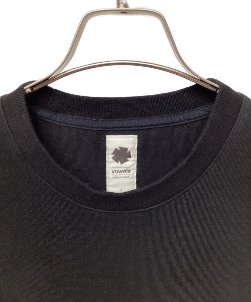 VOWELS（バウルズ）VOWELS (バウルズ) 半袖カットソー ブラック サイズ:2 未使用品の古着・服飾アイテム
