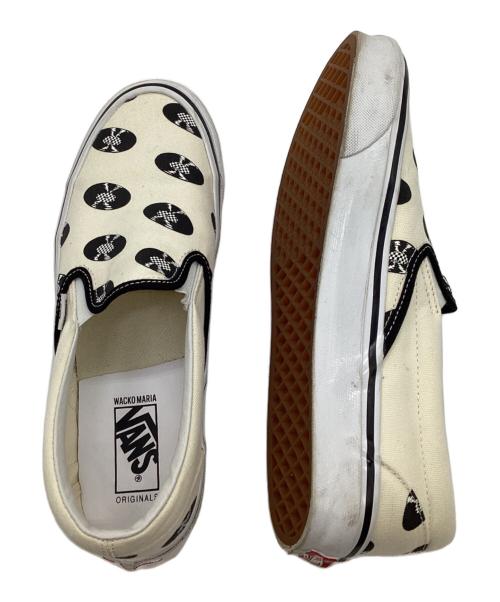 VANS（ヴァンズ）VANS (バンズ) WACKO MARIA (ワコマリア) キャンバススニーカー ベージュ×ブラック サイズ:27.5の古着・服飾アイテム