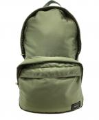 PORTERポーター）の古着「リュック」｜グリーン×オレンジ