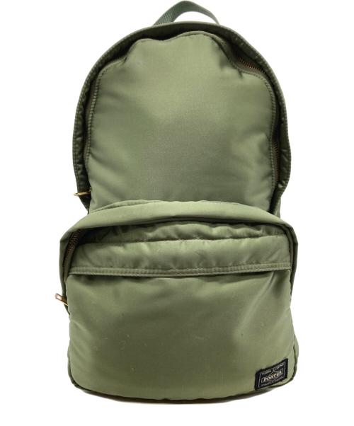 PORTER（ポーター）PORTER (ポーター) リュック グリーン×オレンジの古着・服飾アイテム