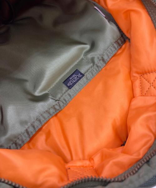 PORTER（ポーター）PORTER (ポーター) リュック グリーン×オレンジの古着・服飾アイテム