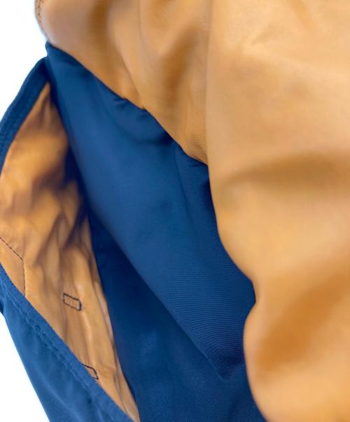 PORTER（ポーター）PORTER (ポーター) ハーフムーンショルダーバッグ ブラック×オレンジの古着・服飾アイテム