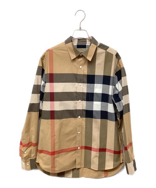 BURBERRY（バーバリー）BURBERRY (バーバリー) シャツ ブラウン サイズ:Mの古着・服飾アイテム