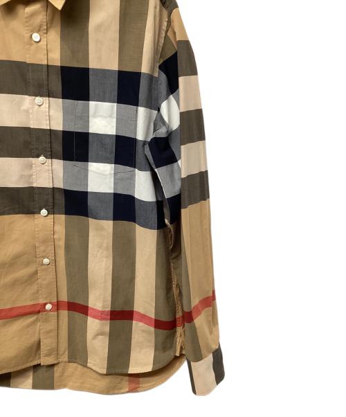 BURBERRY（バーバリー）BURBERRY (バーバリー) シャツ ブラウン サイズ:Mの古着・服飾アイテム