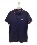 MONCLERモンクレール）の古着「MAGLIA POLO MANICA CPRTA」｜ネイビー