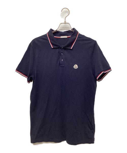 MONCLER（モンクレール）MONCLER (モンクレール) MAGLIA POLO MANICA CPRTA ネイビー サイズ:XLの古着・服飾アイテム