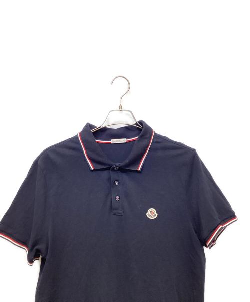 MONCLER（モンクレール）MONCLER (モンクレール) MAGLIA POLO MANICA CPRTA ネイビー サイズ:XLの古着・服飾アイテム