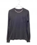 CHROME HEARTSクロムハーツ）の古着「アームネックロゴTシャツ」｜ブラック