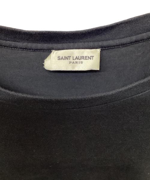 Saint Laurent Paris（サンローランパリ）Saint Laurent Paris (サンローランパリ) 半袖Tシャツ ブラック サイズ:Ｌの古着・服飾アイテム