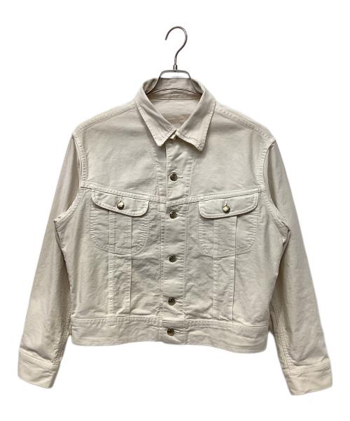 45rpm（45アールピーエム）45rpm (45アールピーエム) デニムジャケット ベージュ サイズ:2の古着・服飾アイテム