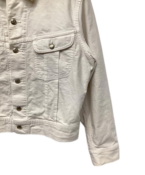 45rpm（45アールピーエム）45rpm (45アールピーエム) デニムジャケット ベージュ サイズ:2の古着・服飾アイテム