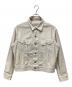 45rpm（45アールピーエム）の古着「デニムジャケット」｜ベージュ