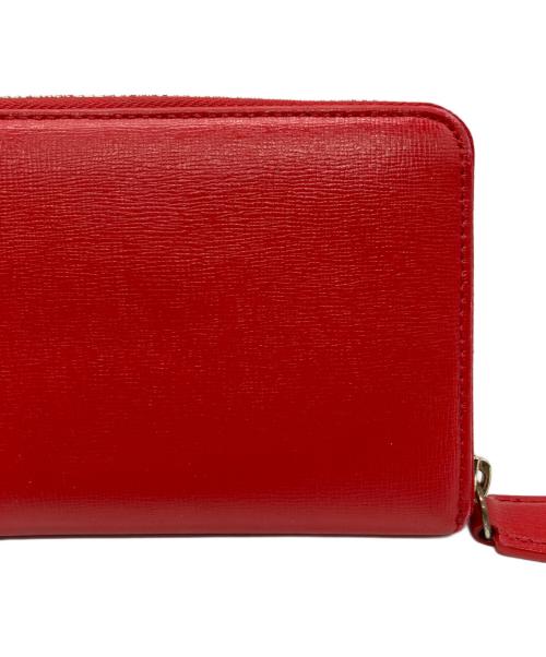 Vivienne Westwood（ヴィヴィアンウエストウッド）Vivienne Westwood (ヴィヴィアンウエストウッド) ラウンドファスナー財布 レッドの古着・服飾アイテム