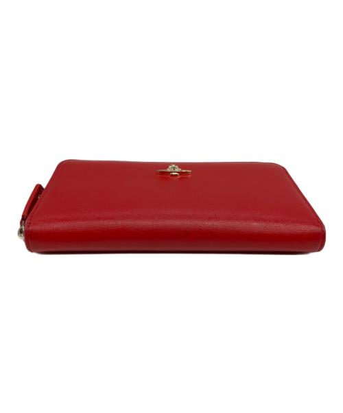 Vivienne Westwood（ヴィヴィアンウエストウッド）Vivienne Westwood (ヴィヴィアンウエストウッド) ラウンドファスナー財布 レッドの古着・服飾アイテム
