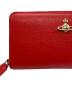 Vivienne Westwood (ヴィヴィアンウエストウッド) ラウンドファスナー財布 レッド：8000円