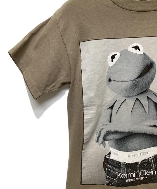 CHANGES（チェンジズ）CHANGES (チェンジズ) パロディTシャツ ブラウン サイズ:Mの古着・服飾アイテム