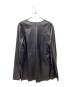 中古・古着 CODE A (コードエー) レザージャケット ブラック サイズ:Free：8000円