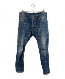 DSQUARED2（ディースクエアード）の古着「ダメージ加工ジーンズ」｜ブルー