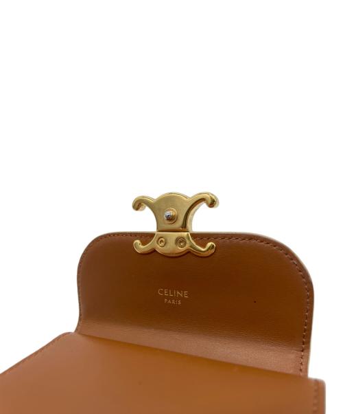CELINE（セリーヌ）CELINE (セリーヌ) 3つ折り財布 ホワイトの古着・服飾アイテム