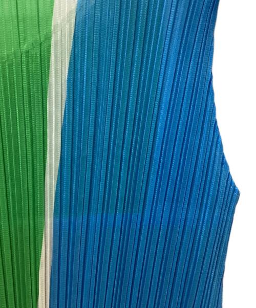 PLEATS PLEASE（プリーツプリーズ）PLEATS PLEASE (プリーツプリーズ) ノースリーブワンピース マルチカラー サイズ:2の古着・服飾アイテム