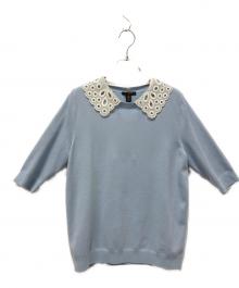 LOUIS VUITTON（ルイ ヴィトン）の古着「半袖ニット」｜ブルー