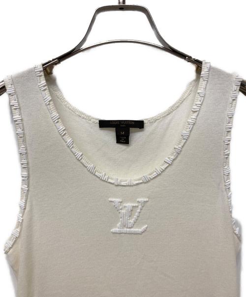 LOUIS VUITTON（ルイ ヴィトン）LOUIS VUITTON (ルイ ヴィトン) タンクトップ ホワイト サイズ:Mの古着・服飾アイテム