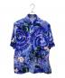 Christian Dior（クリスチャン ディオール）の古着「オブリークキャラクター総柄半袖シャツ」｜ブルー
