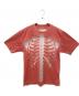 KAPITAL（キャピタル）の古着「スケルトンTシャツ」｜ピンク