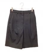 Acne studiosアクネ ストゥディオス）の古着「タックハーフパンツ」｜ブラック